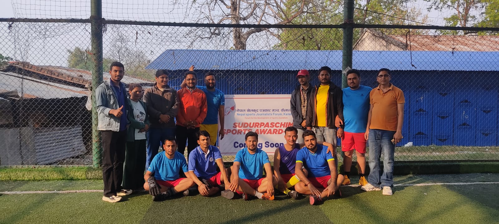 ॐ श्रीनगर डेन्टल क्लिनिक प्रथम फुटसल प्रतियोगिता सुरु