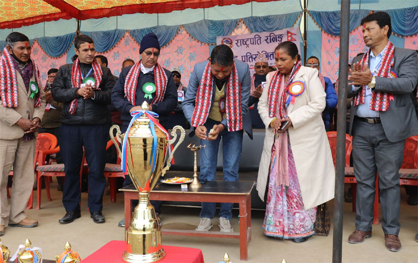 विद्यार्थीलाई शिक्षासँगै खेलकुदमा सहभागिता गराउन आवश्यक : अध्यक्ष चौधरी