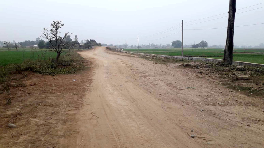 धनगढी˗कैलारी कृषि सडक निर्माण सुस्त