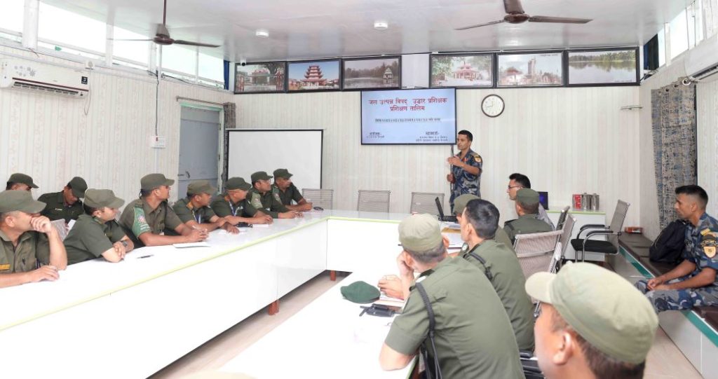 नगर प्रहरीलाई खोज तथा उद्धार तालिम