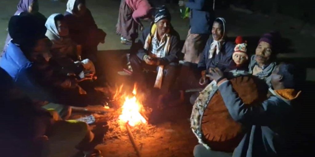 थारु गाउँमा माघको चहलपहल