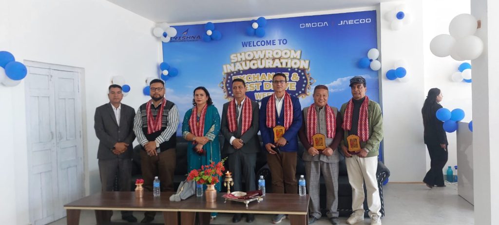 ओमोडा र जेको गाडीको नयाँ स्वरुम धनगढीमा सञ्चालन
