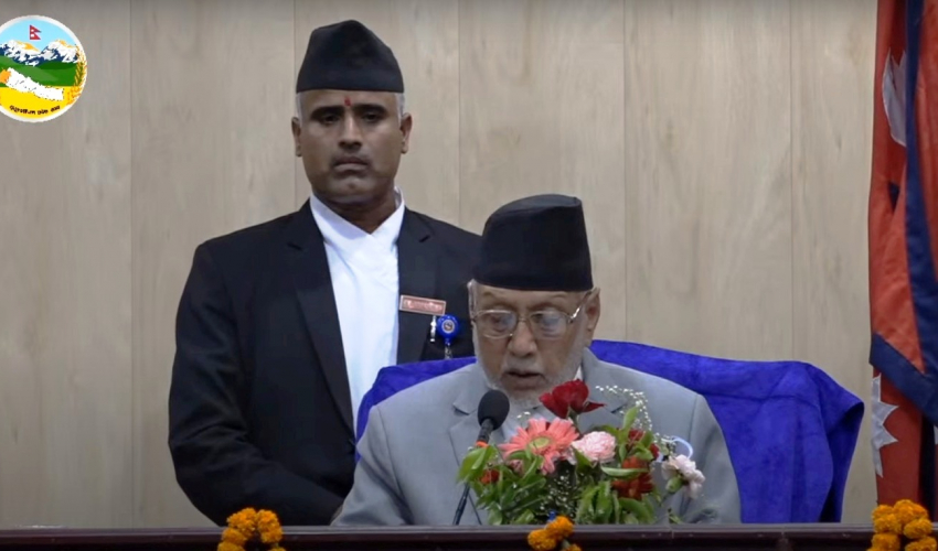 सुदुरपश्चिम सरकारको निति तथा कार्यक्रम प्रस्तुत