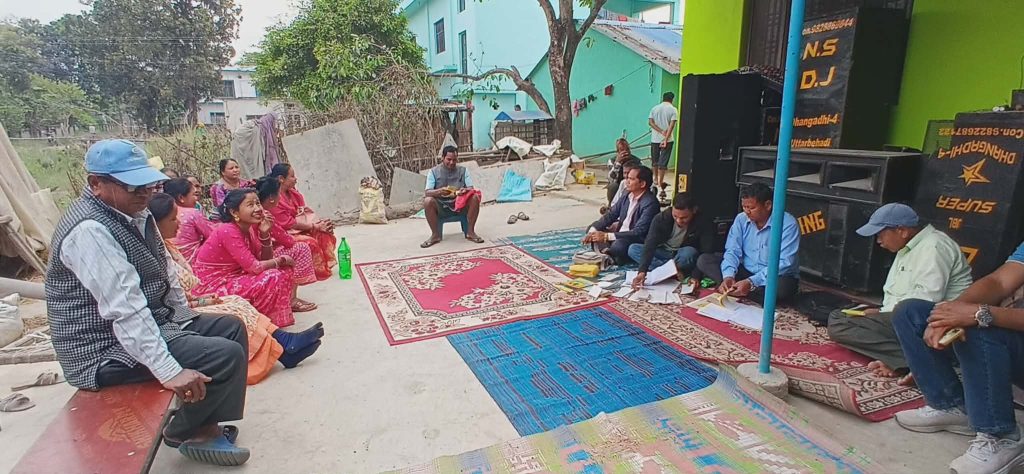 भजनीके कुँरी गाउँमे दहित गोट्यार सम्मेलन हुइना