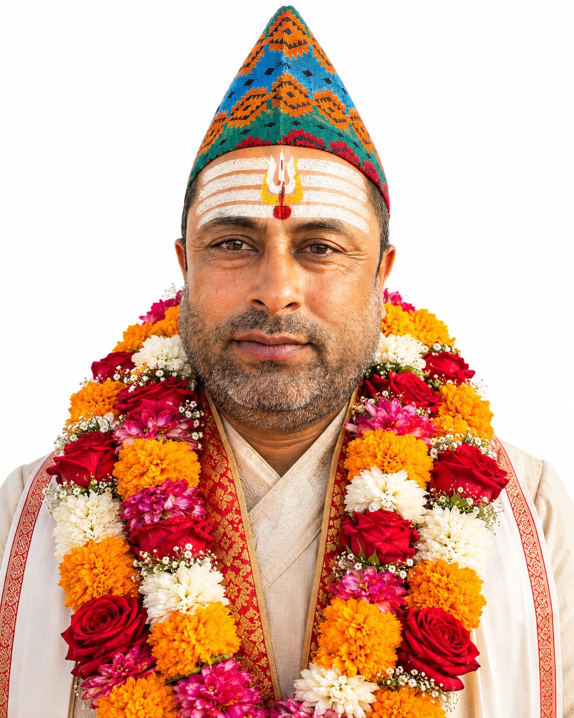 कुरीति हटाउन दलित बस्तीमा कर्मकाण्ड गर्दै ज्योतिषाचार्य पण्डित गणेशप्रसाद पन्त