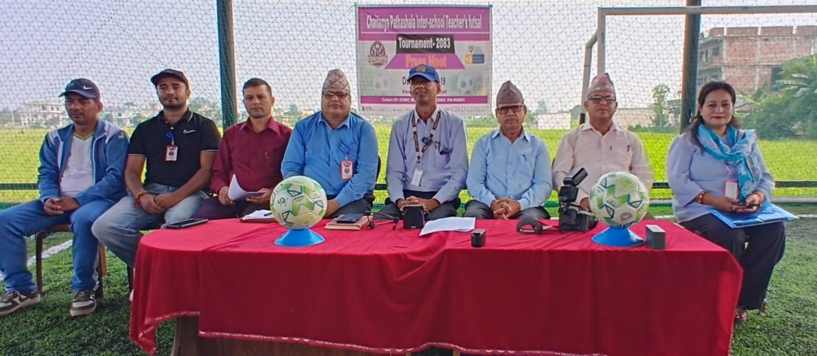 चैतन्य पाठशाला अन्तरविद्यालय शिक्षक फुटसल प्रतियोगिता हुने